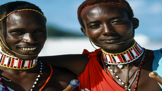 Maasai Warriors in Malindi